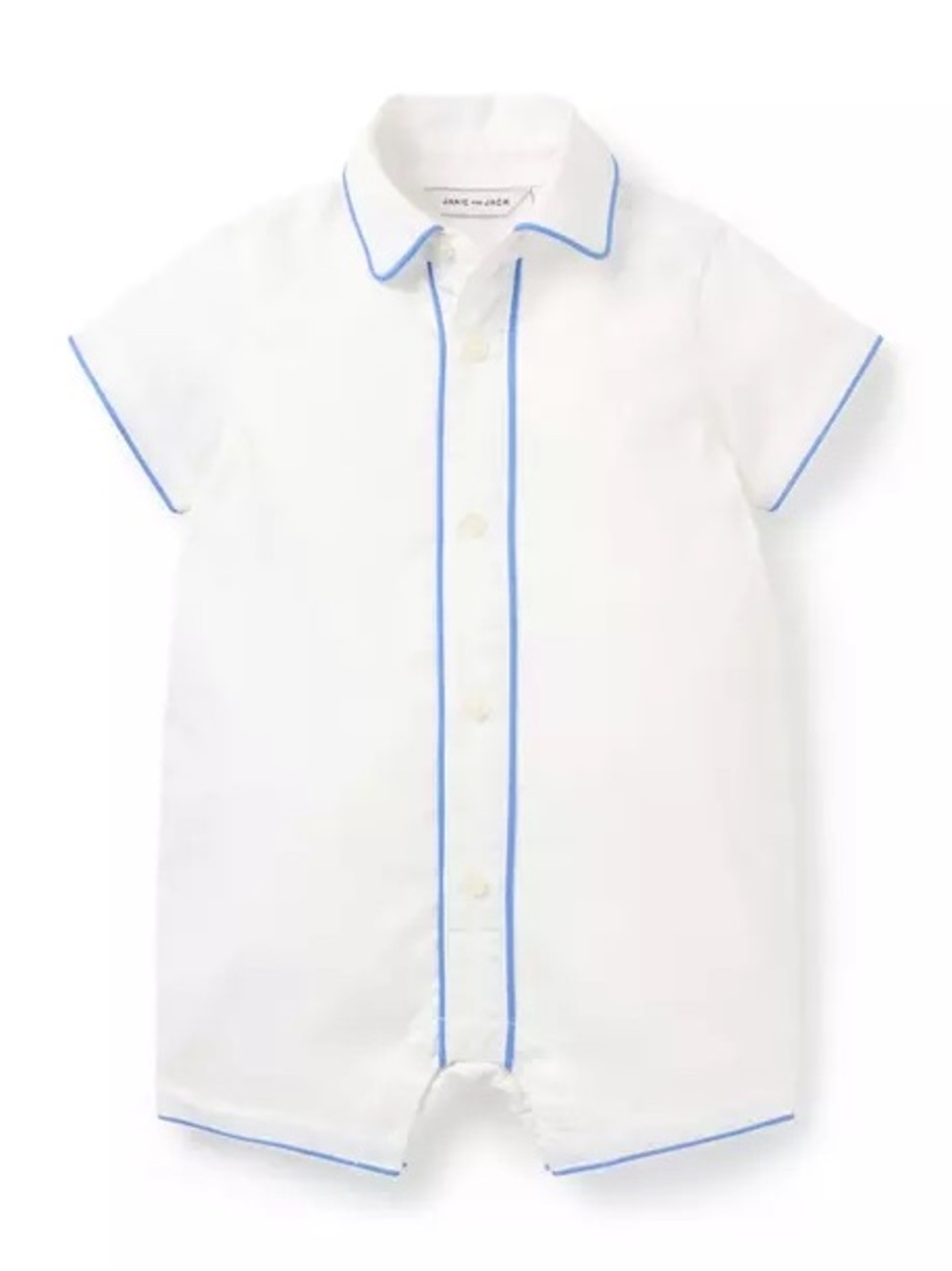 Janie and Jack Piped Romper